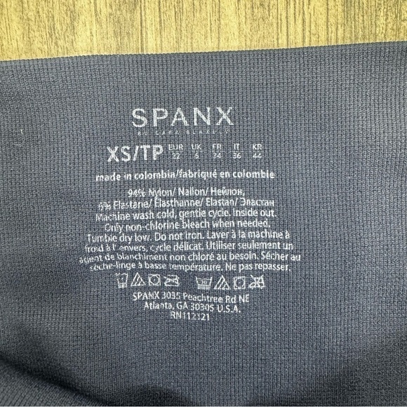 Spanx Look At Me Now Leggings Women’s XS | Port Navy | Sculpting High-Rise - Picture 5 of 12